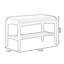 Banc rembourré vert-1090902346