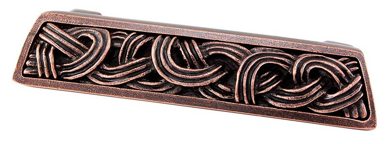 Sanzio Finger Pull, Antique Copper