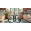 Kayala 6-Person 6 ft. Rectangular Outdoor Steel Picnic Table with Umbrella Pole-1080277968