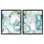  Ensemble de 2 toiles flottantes pastel rose et bleu par Grace Popp