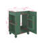 Meuble-lavabo 24 po avec lavabo, armoire de rangement simple autoportante avec tablette de porte, rangement latéral ouvert, porte à fermeture douce-542295022