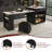 80-Inch Expandable Kitchen Island With Built-In Power Sockets For The Dining Table, With Cabinets And A 2-Drawer Mobile Storage Trolley-1981920833