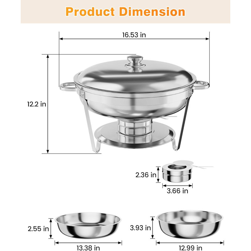 Chafing Dish Buffet Set of 6