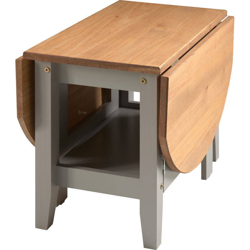 Allbritton Drop Leaf Coffee Table, Grey