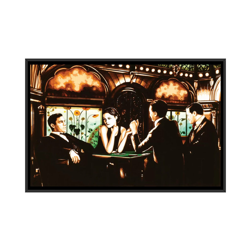 Infinite Game by Max Zorn - Print on Canvas, Black Framed, 101.6 cm H x 66.04 cm W