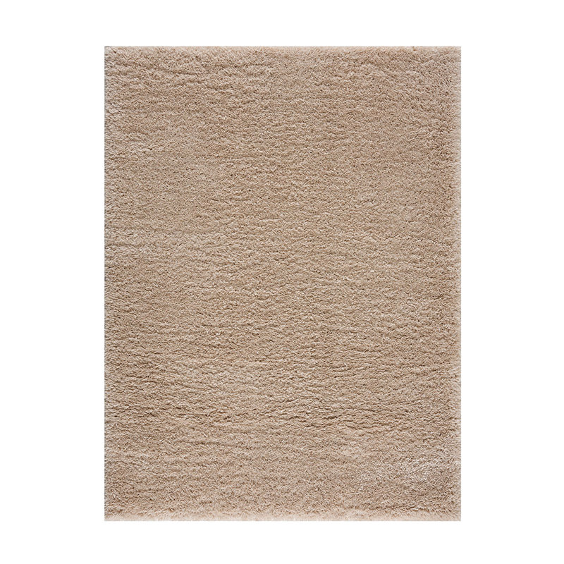 Pièce crème à poils longs, 4 pi x 6 pi, très douce, élégante, très fréquentée, facile à frotter sans objet doux, crème, pour les mouvements à haute fréquence, laver parfaitement