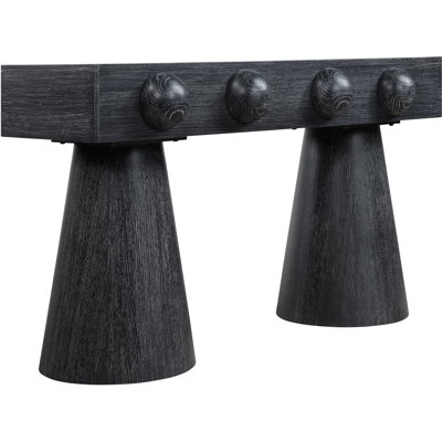 Console en placage de chêne Hofmann