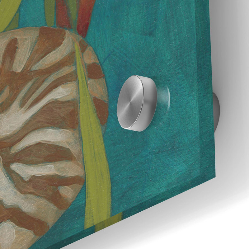  «Aquatic Life 1» par Chariklia Zarris, art mural en verre acrylique, 24 po x 48 po, H 48 po x l 24 po