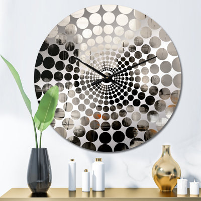 Rashanna - Horloge murale abstraite de style Mid-Century