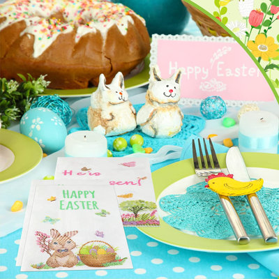 Disposable Paper Easter Napkins