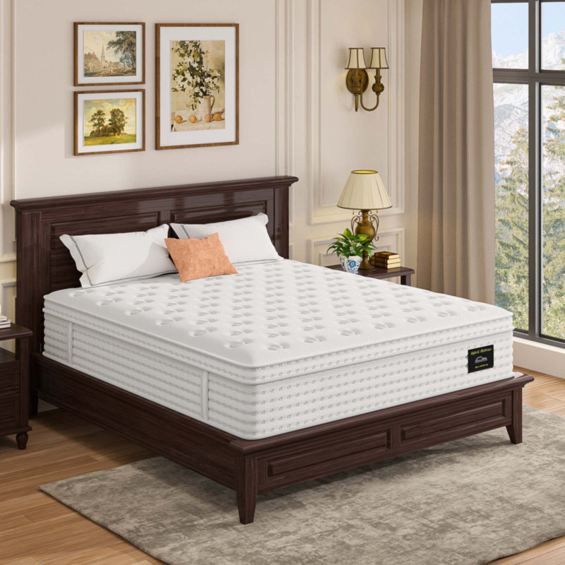 14'' Hybrid Mattress, King, 14"