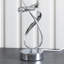 Gavina 56cm Luxury Table Lamp, Bedside Buffet Lamp With Shiny Metal Base & Velvet Shade-32086393