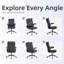 Chaise de bureau pivotante 25,6 po-1791967585