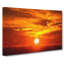 Striking Orange Sunset In Abstract - Wrapped Canvas Painting-55318050
