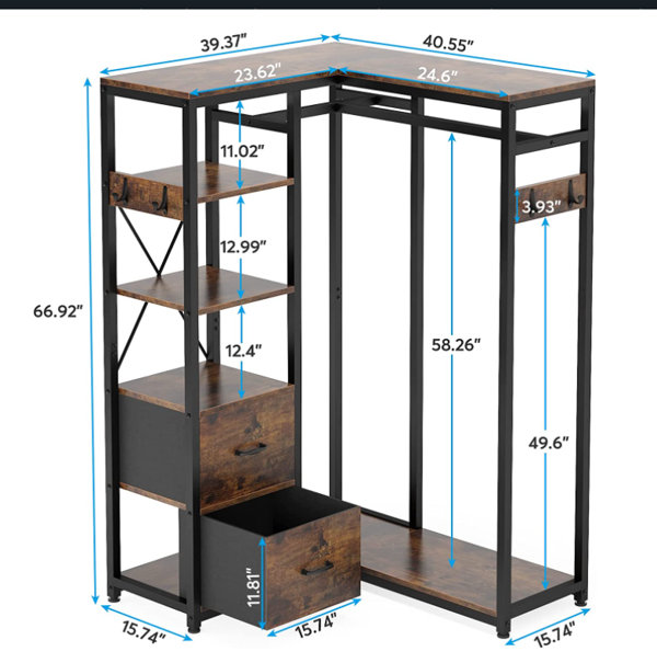 Molloy 39.57'' Closet System