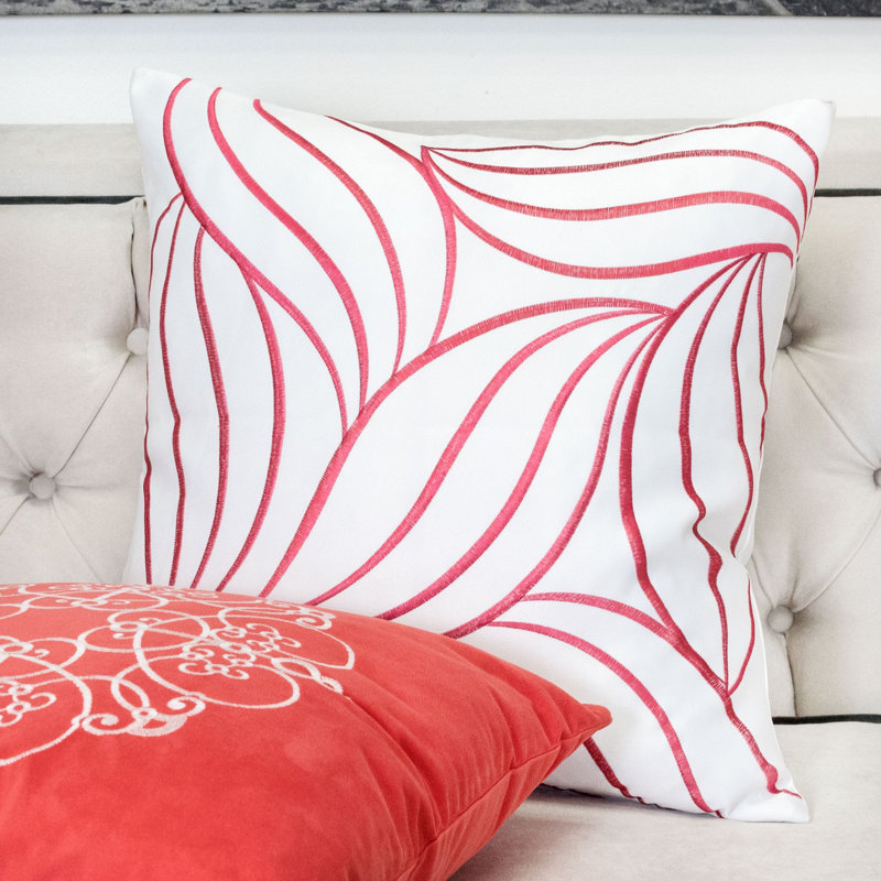 Miya Floral Throw Pillow