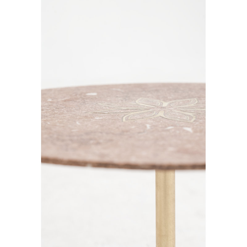 Roots Outdoor Oval Coffee Table, 17.55" D x 35.4" L x 10.6" H