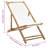 Reclining Deck Chair