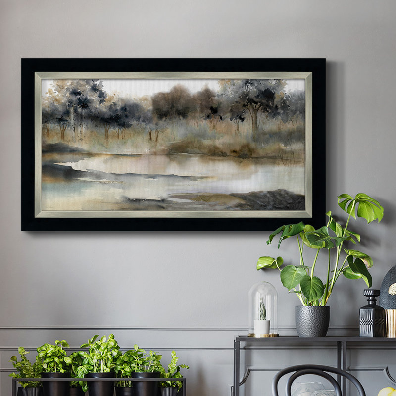 Serene River - reproduction de photo sur toile, H 25 po x l 45 po x P 1 po