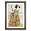 Woman with Samurai Swords by Katsukawa Shunsho - Framed Print-55641593-55641595