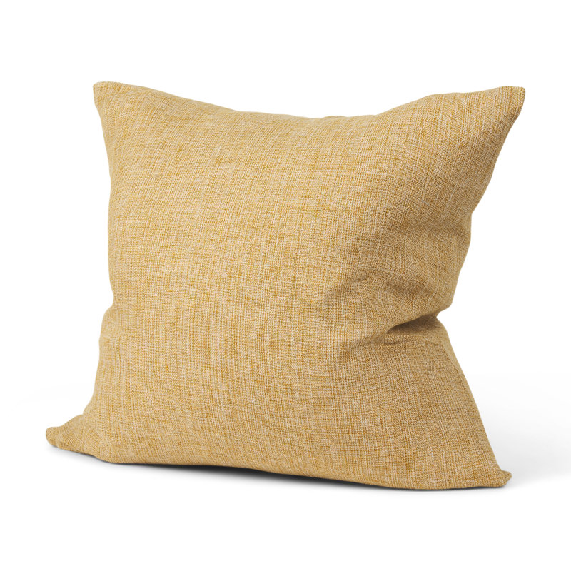  Housse de coussin en lin, Moutarde