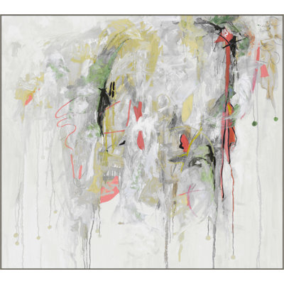 Reef Break - Peinture sur toile avec cadre flottant