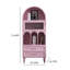 Bibliothèque de rangement arquée rose