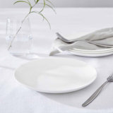 Serendipity White Coupe Plates