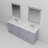 Dukes 80"  Double Vanity, Square Sinks And 30" Mirrors W/ Faucets-731381989-787786599