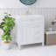 Meuble-lavabo simple 30 po avec lavabo intégré en céramique-1641570460