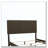 Charcoal Upholstered  Bed