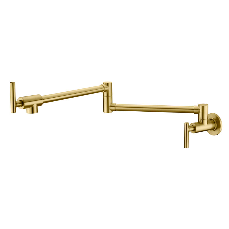 Sumerain S6113X-6111 Kitchen Faucet, Brushed Gold