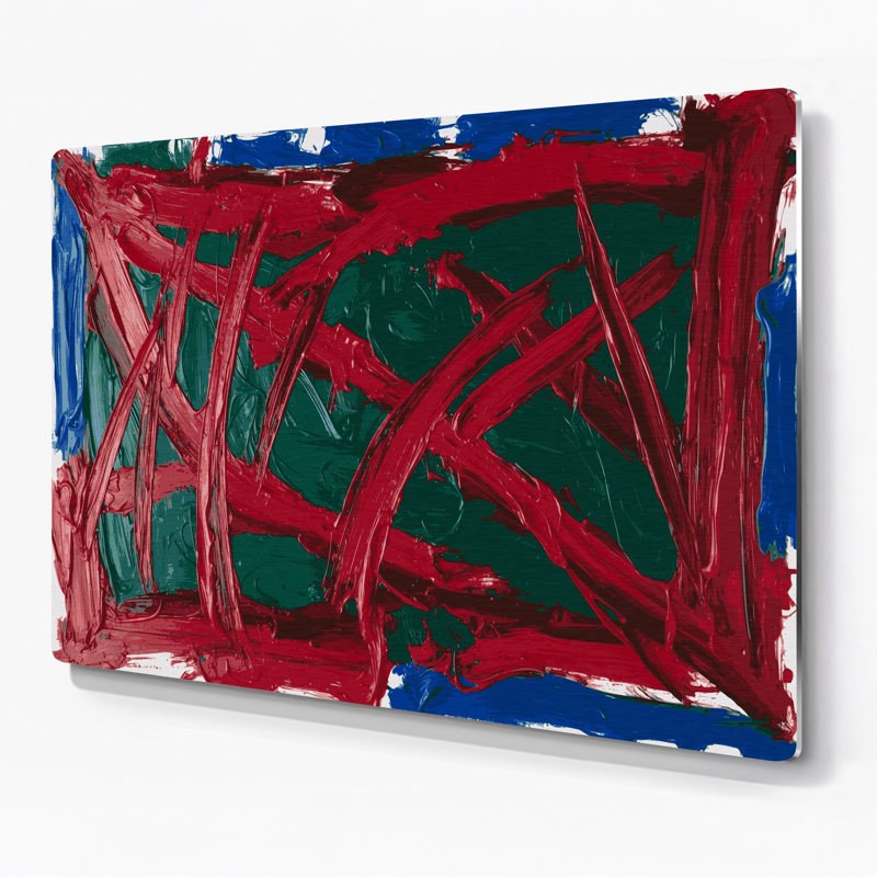 Art mural en métal Neo Expressionism 44, H 12 po x l 18 po