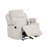 Galya Light Gray Chenille Motion Glider Recliner