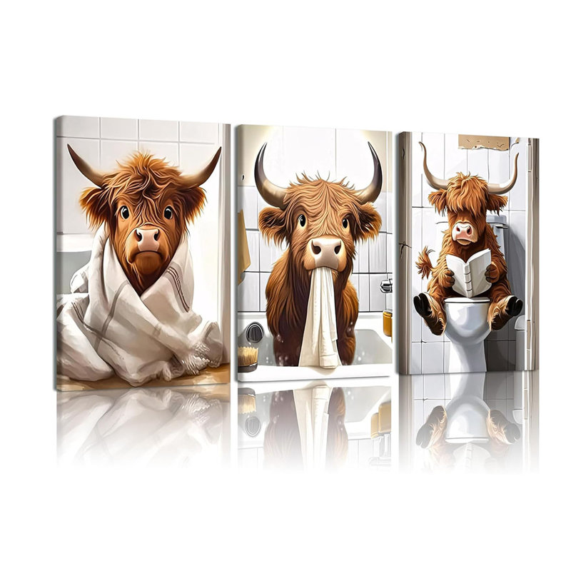 3 Piece Wrapped Canvas Print