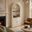 71'' H X 36.4'' W Arched Bookcase
