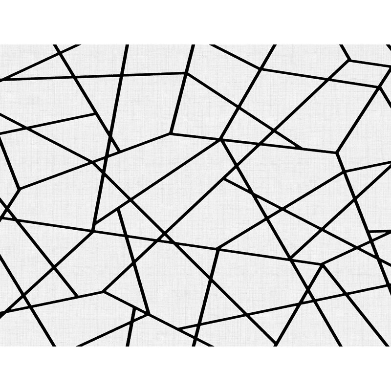 Geometric Vinyl Wallpaper Roll