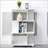 Modern Staggered 3-Shelf Manor Bookcase