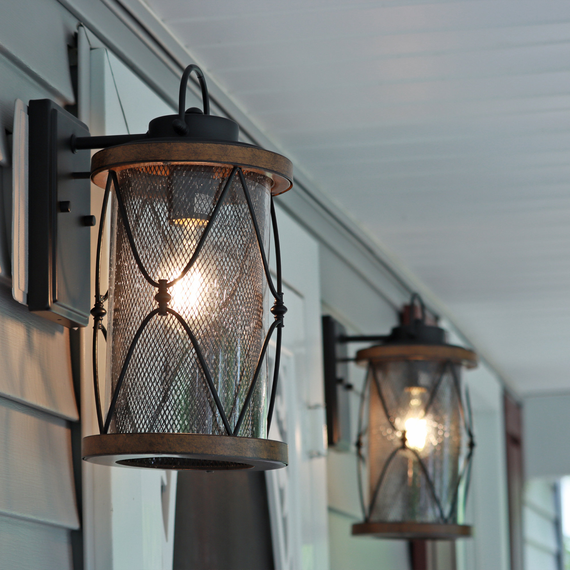 Rustic Farmhouse Exterior Light Outdoor Wall Lanterns | Rustic New