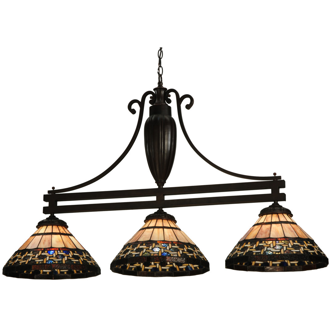 Adewale 3 - Light Mahogany Bronze Kitchen Island Pendant Bloomsbury Market