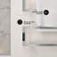Chauffe-serviettes électrique 5 barres Voltaire en chrome-98076166