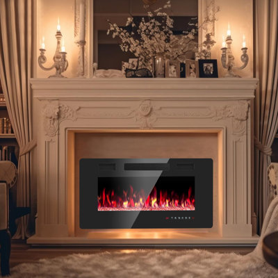 Electric Fireplace with Remote