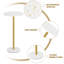 Table ronde 2 pièces en bambou blanc