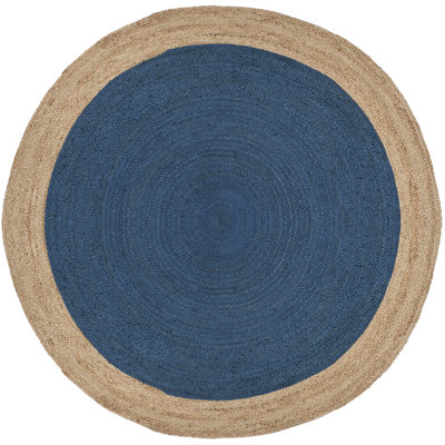Alexina Natural Fiber Hand Woven Jute Solid Color Rug