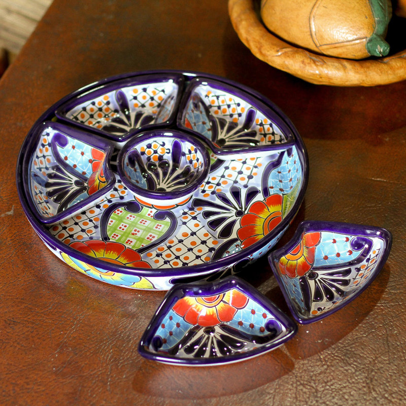 August Grove® Heisey Ceramic Divided Serving Dish