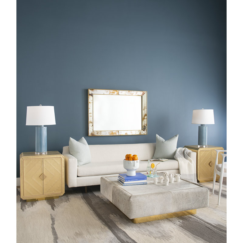 Etienne Flat Glass Wall Mirror, 38" H x 28" W x 3" D