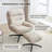 Beric Upholstered Swivel Accent Chair with Ottoman-358003666