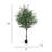 90'' Faux Olive Tree Plant in Pot