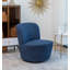 Stevie Boucle Swivel Barrel Chair-24380980