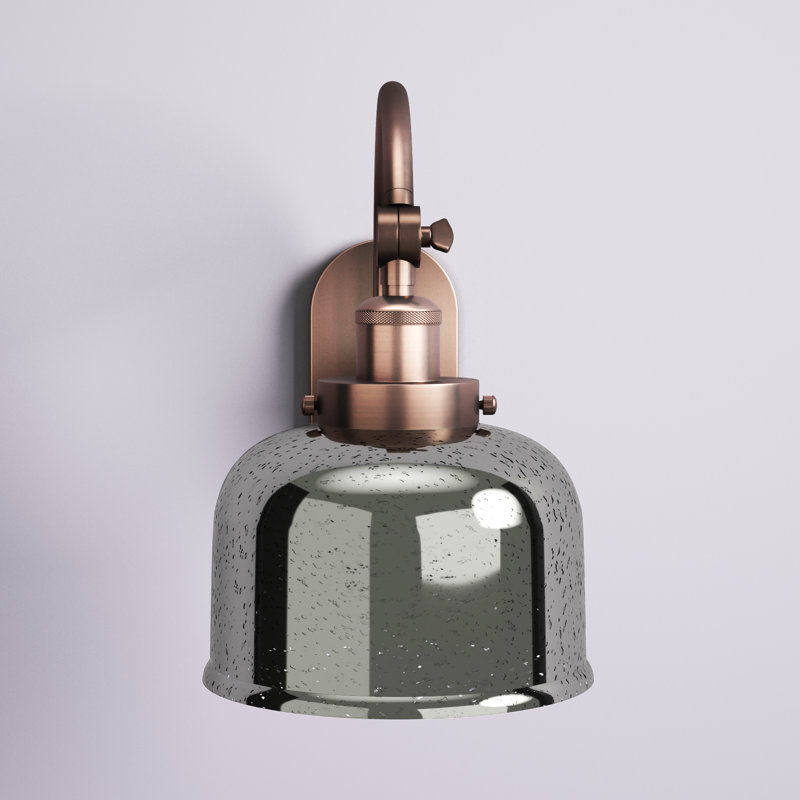 Shauna Swing Arm Sconce, LED, Antique Copper